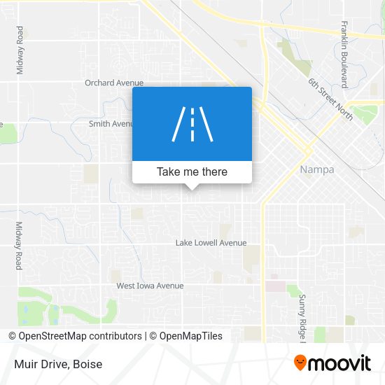 Mapa de Muir Drive