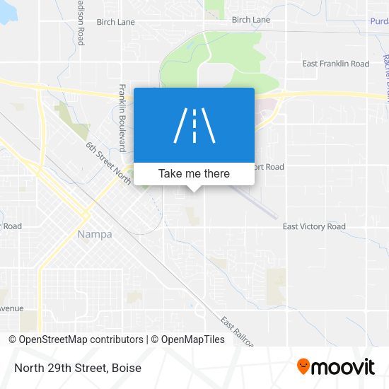 Mapa de North 29th Street