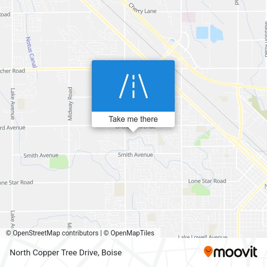 Mapa de North Copper Tree Drive