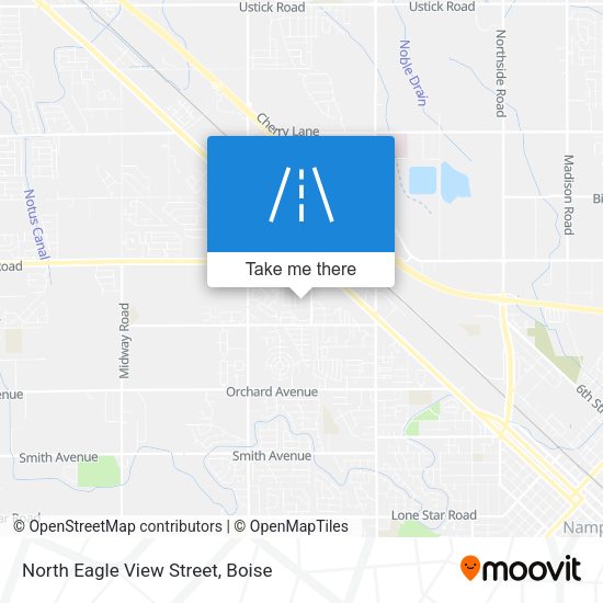 North Eagle View Street map