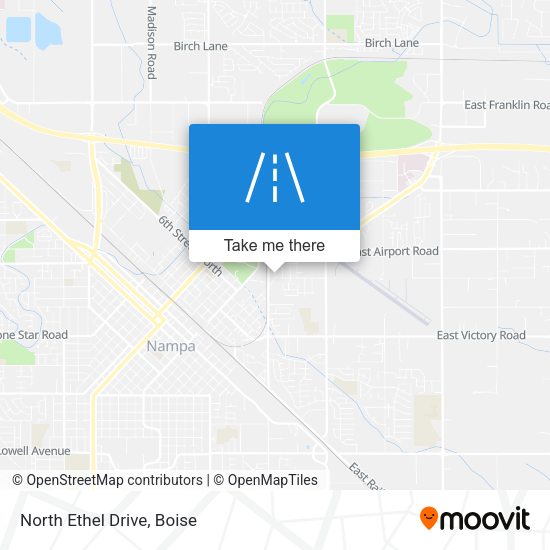 Mapa de North Ethel Drive