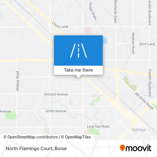 North Flamingo Court map