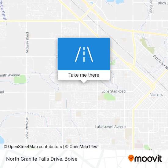 North Granite Falls Drive map