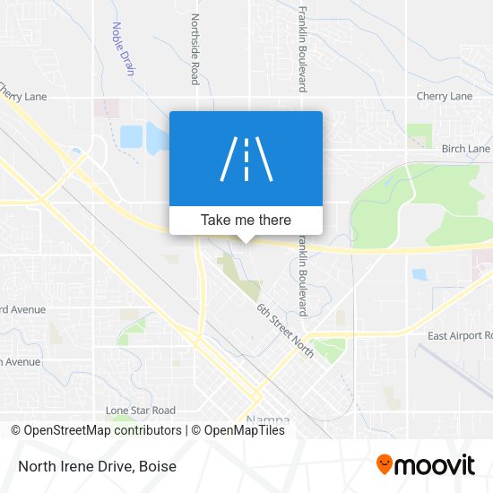 Mapa de North Irene Drive