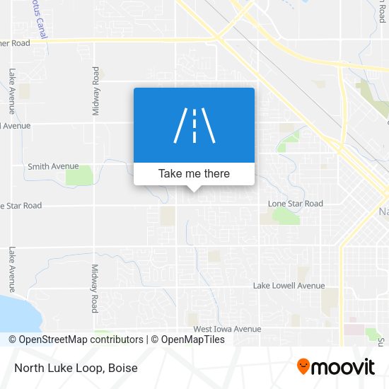 Mapa de North Luke Loop
