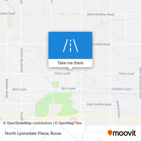 North Lyonsdale Place map