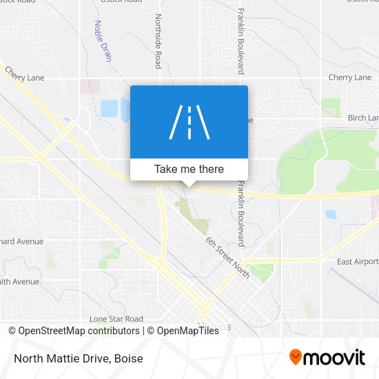 Mapa de North Mattie Drive