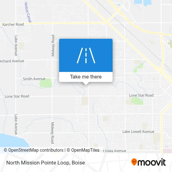 North Mission Pointe Loop map