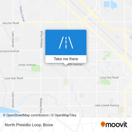 Mapa de North Presidio Loop