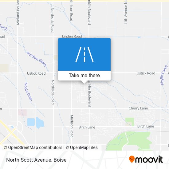 Mapa de North Scott Avenue