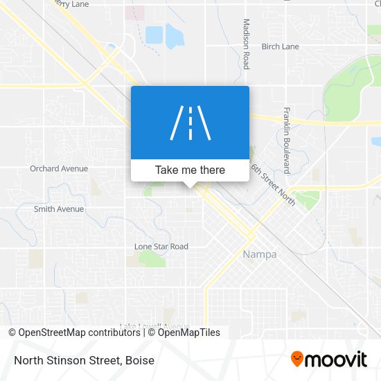 Mapa de North Stinson Street