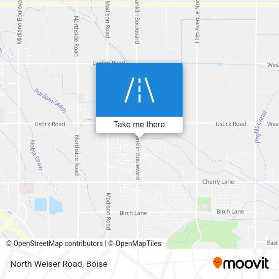 Mapa de North Weiser Road