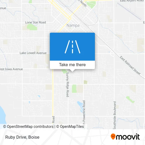 Ruby Drive map
