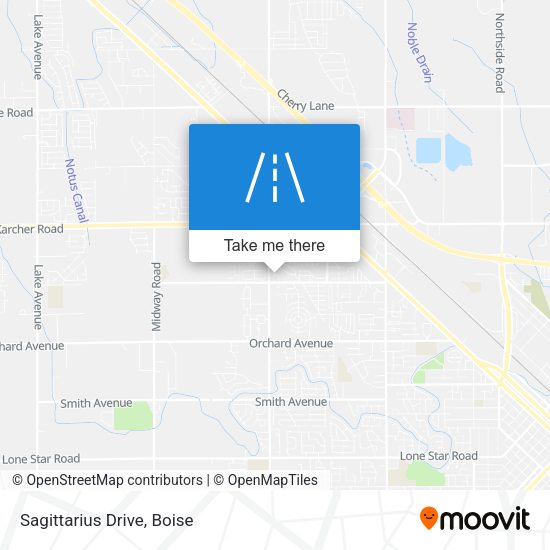 Mapa de Sagittarius Drive