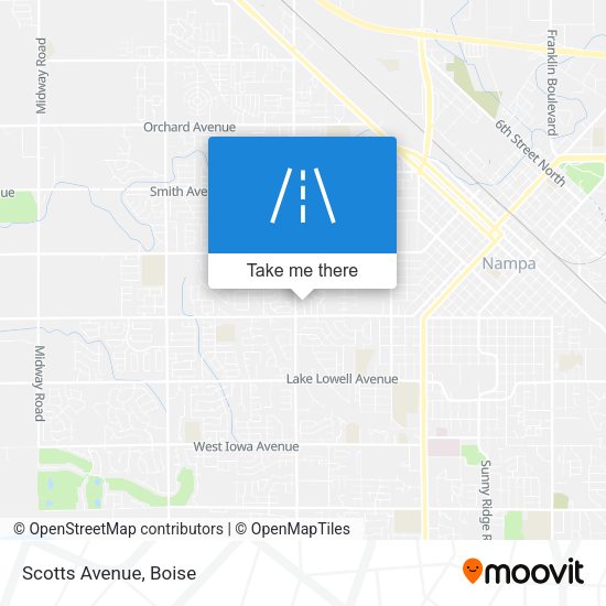 Mapa de Scotts Avenue