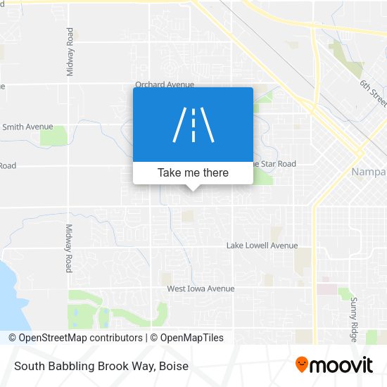 Mapa de South Babbling Brook Way