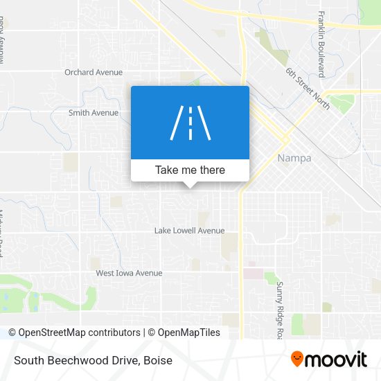 Mapa de South Beechwood Drive
