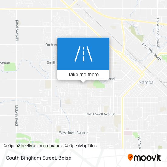 South Bingham Street map