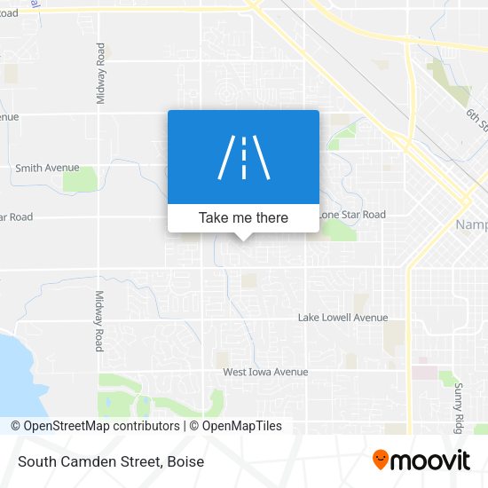 South Camden Street map