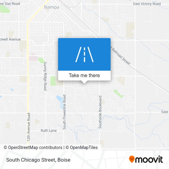 Mapa de South Chicago Street