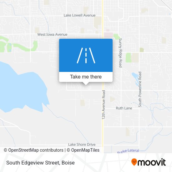 Mapa de South Edgeview Street