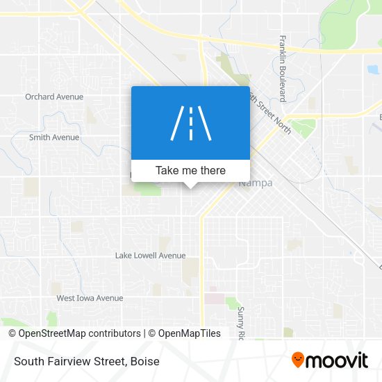 Mapa de South Fairview Street