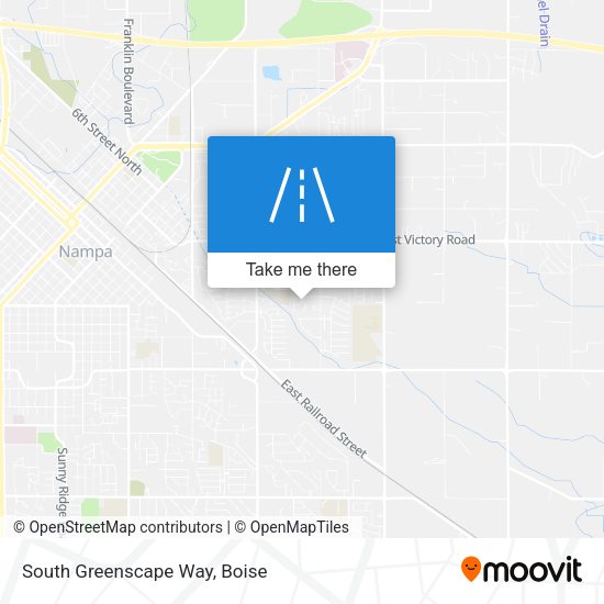 South Greenscape Way map