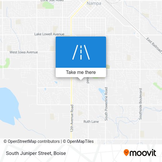 Mapa de South Juniper Street