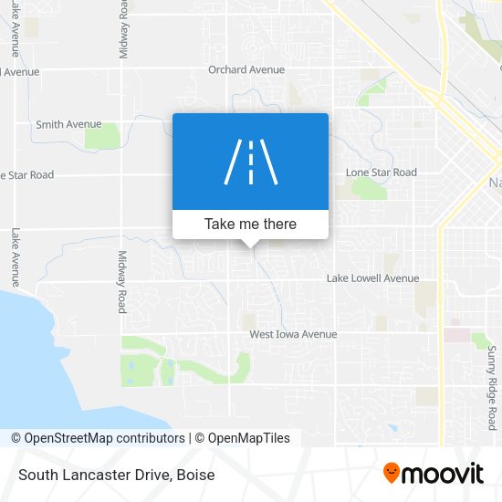 South Lancaster Drive map