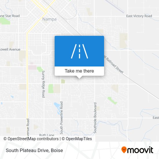 Mapa de South Plateau Drive