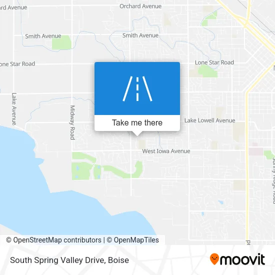 South Spring Valley Drive map