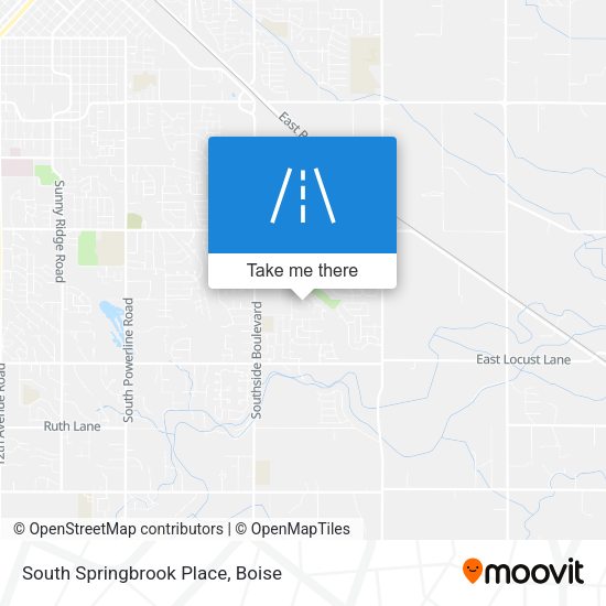 South Springbrook Place map