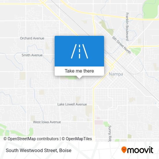 South Westwood Street map