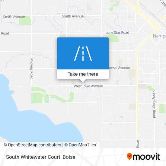 South Whitewater Court map