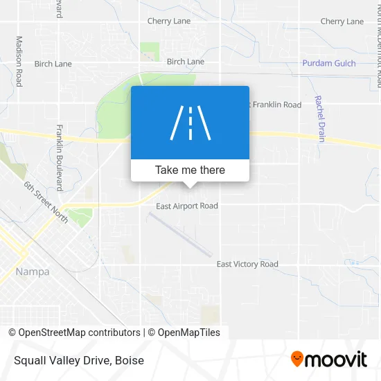 Squall Valley Drive map