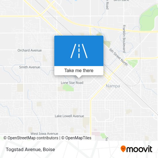 Mapa de Togstad Avenue