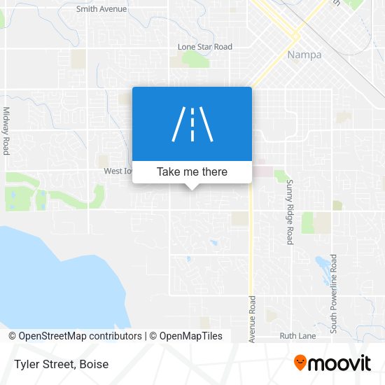 Mapa de Tyler Street