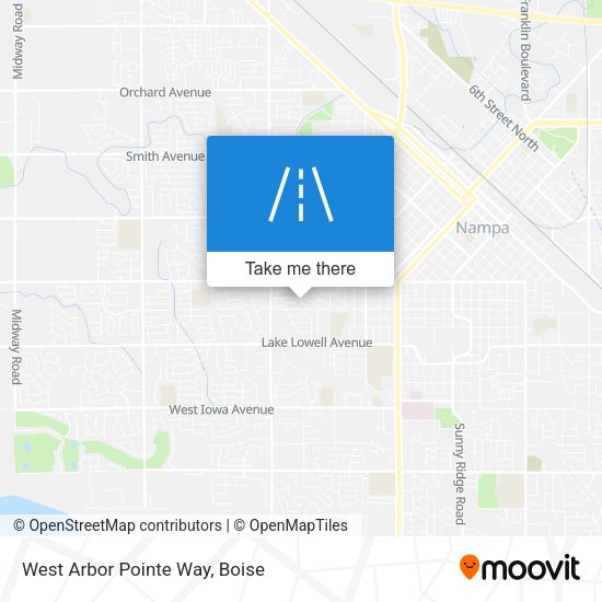 West Arbor Pointe Way map