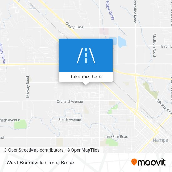 Mapa de West Bonneville Circle