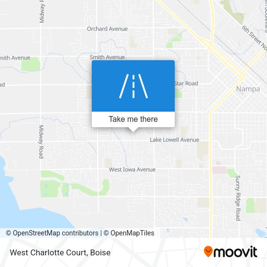 West Charlotte Court map
