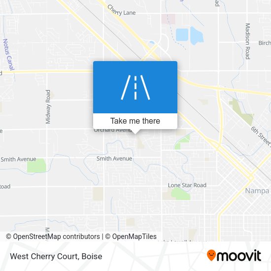 Mapa de West Cherry Court