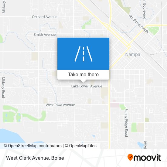 Mapa de West Clark Avenue