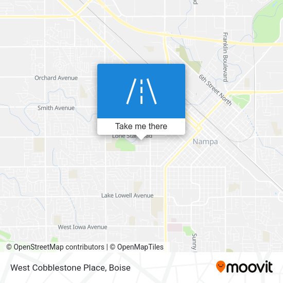 West Cobblestone Place map