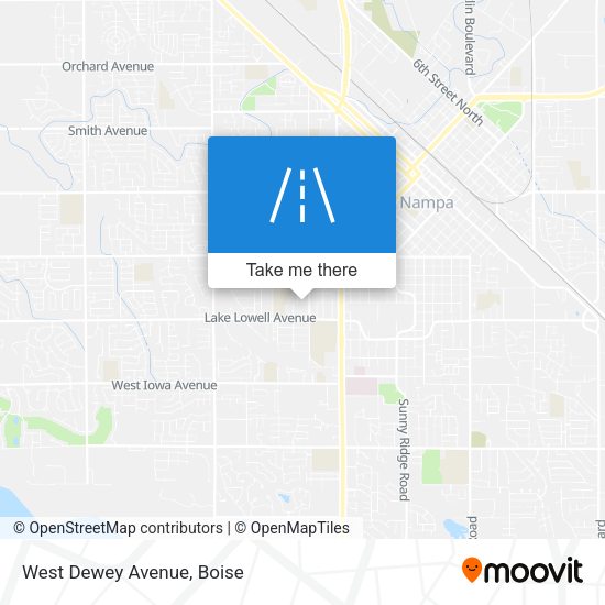 Mapa de West Dewey Avenue