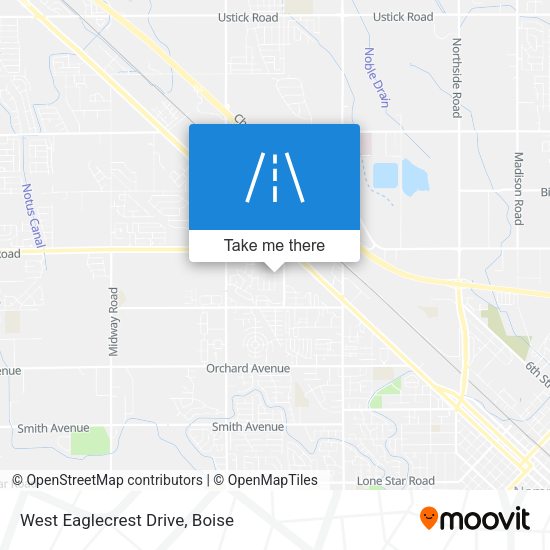 West Eaglecrest Drive map