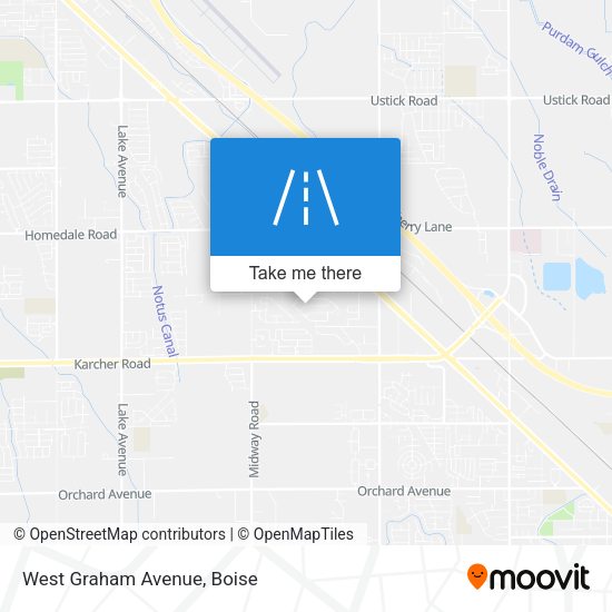 Mapa de West Graham Avenue