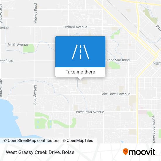Mapa de West Grassy Creek Drive