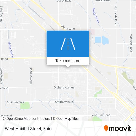 Mapa de West Habitat Street