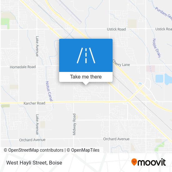 Mapa de West Hayli Street