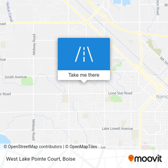 West Lake Pointe Court map